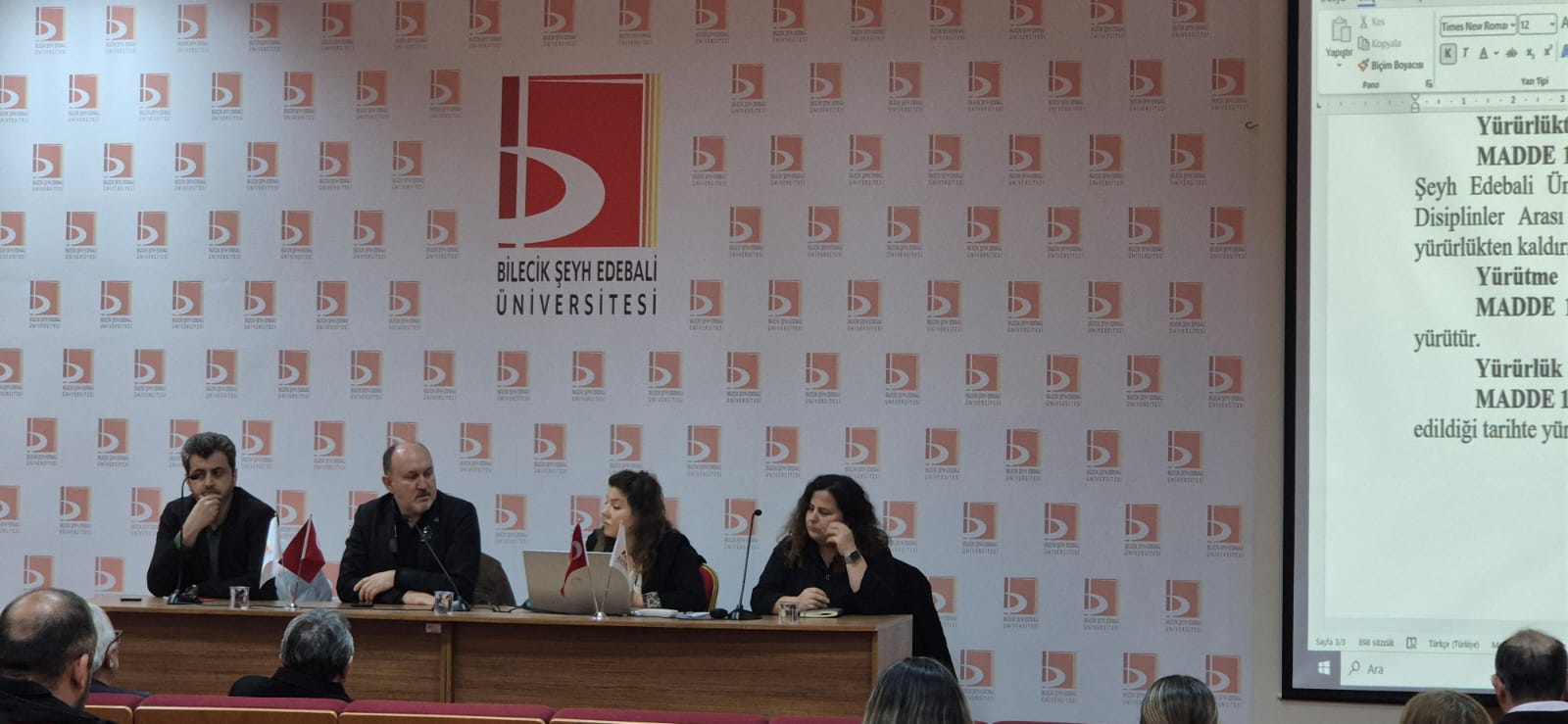 Ana Bilim/Ana Sanat Dalı Başkanları ile Enstitü Kurulu toplantısı gerçekleştirildi.